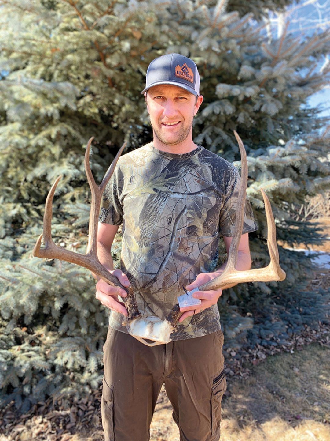 Kevin Hayes used a muzzleloader to bag this public-land mule deer buck in an area he hunts regularly.